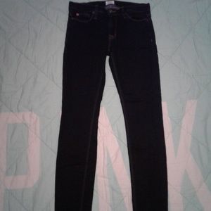 Dark Wash Hudson Skinny Jeans
